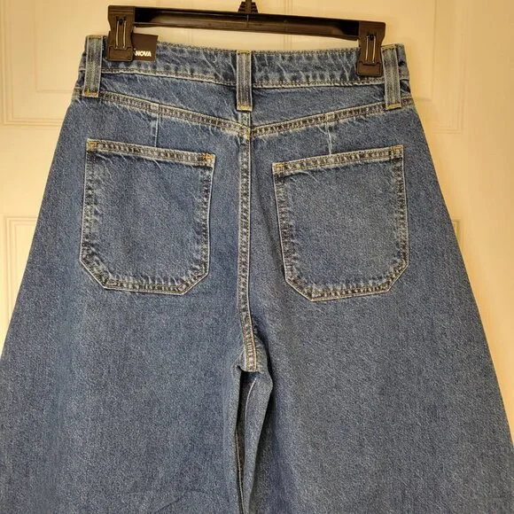 Palazzo High Rise/Waist Jeans NWT Sz 7 - Picture 11 of 12